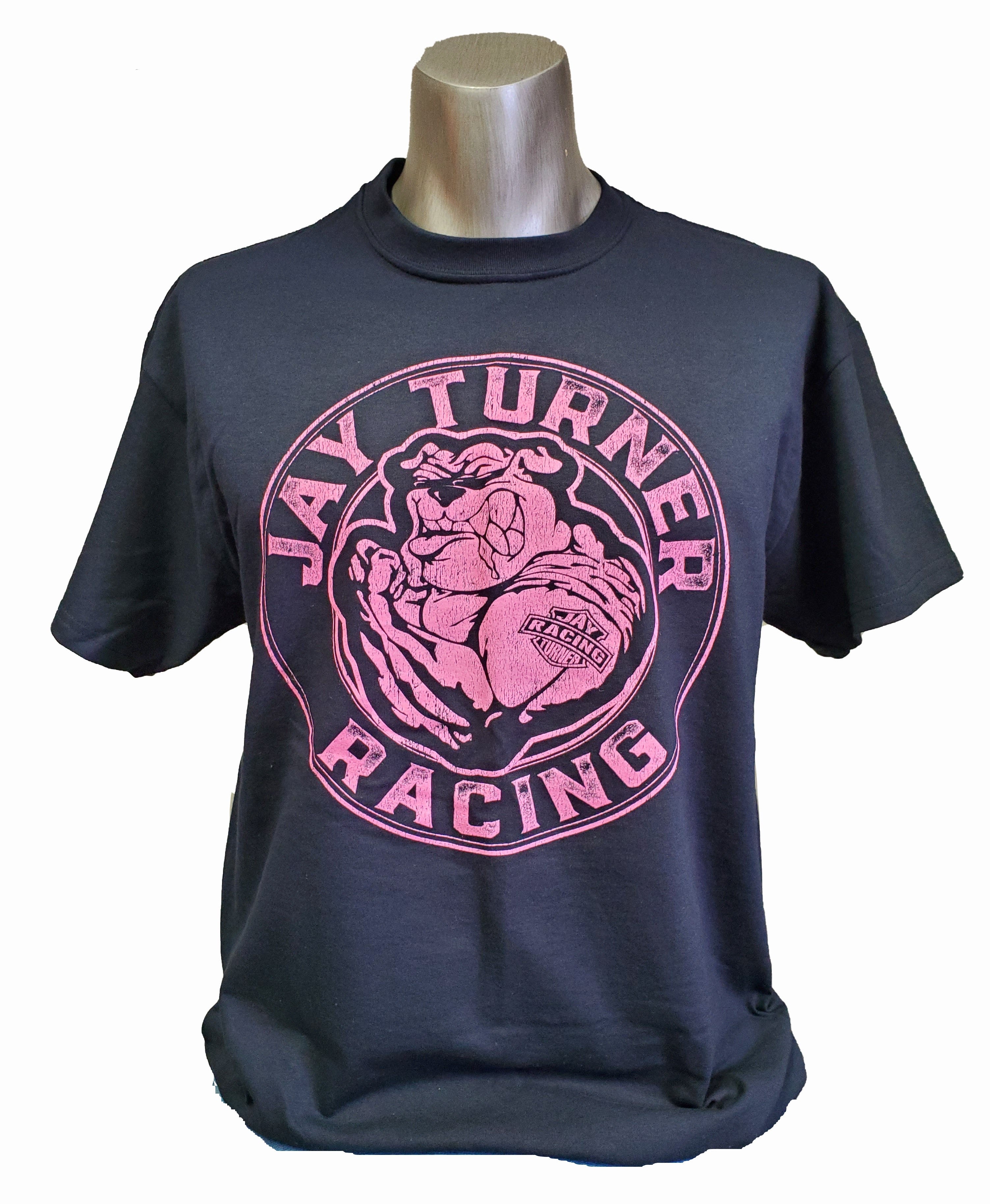 3X-LARGE  -  BLACK W/ PINK LOGO