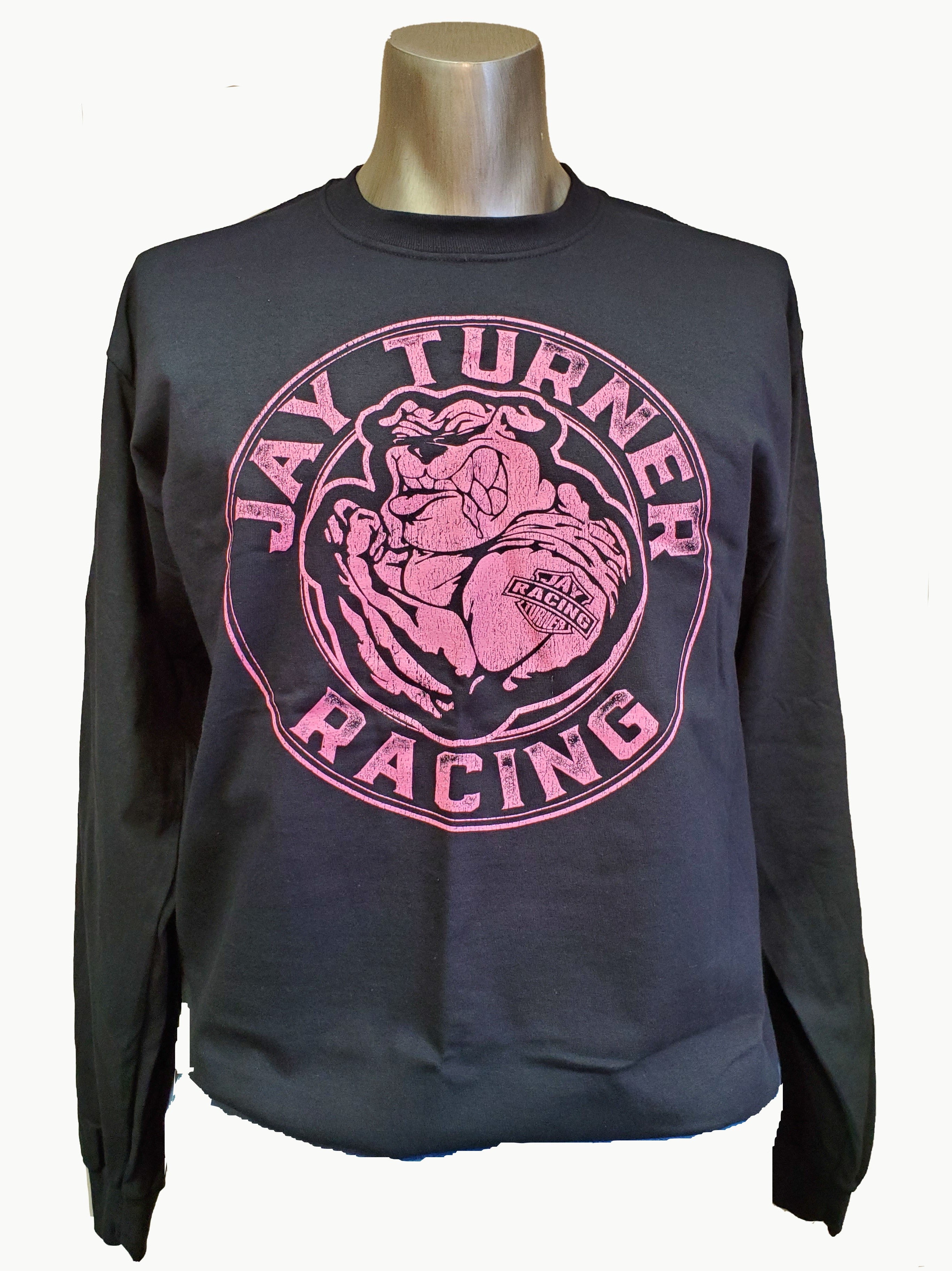 3X-LARGE  -  LONG SLEEVE W/ PINK LOGO